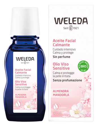 Weleda - Olio Viso Sensitive con Olio di Mandorla - 50 ml