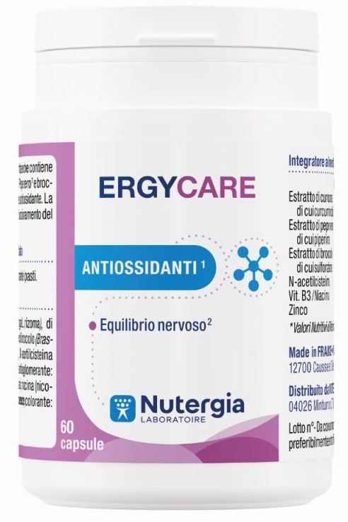 Ergycare Integratore Sistema Nervoso 60 Capsule