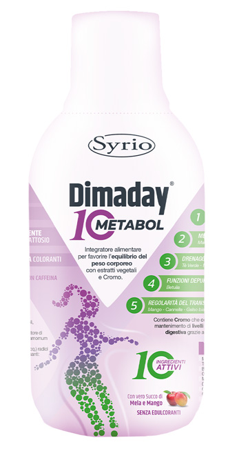 Dimaday Metabol 10 - Integratore per Perdere Peso - 500 ml