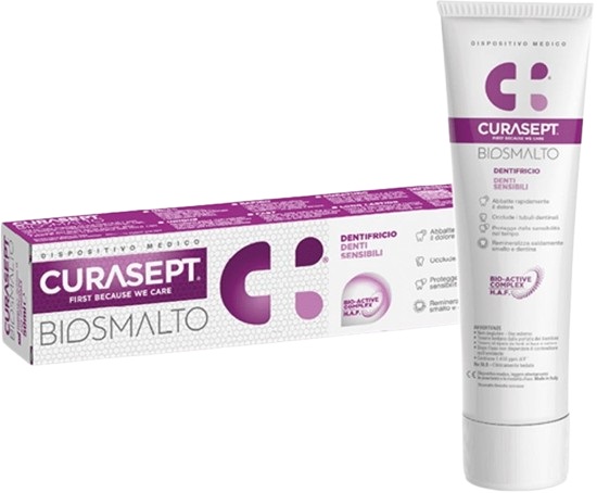 Curasept Biosmalto - Dentifricio per Denti Sensibili - 75 ml