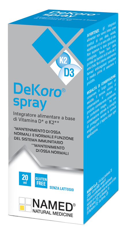 Named Dekoro Spray - Integratore Vitamina D Sistema Immunitario - 20 ml