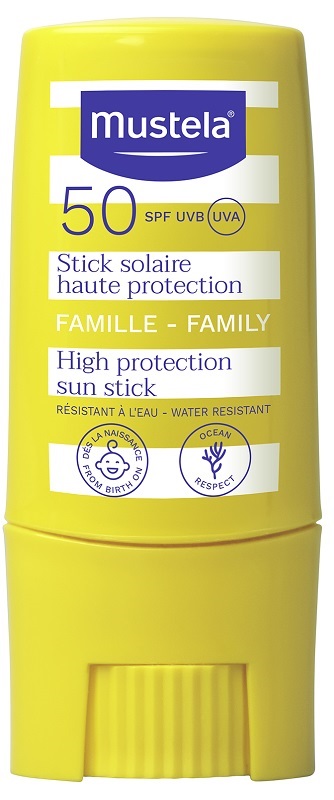MUSTELA STICK SOLARE PROTEZIONE MOLTO ALTA SPF50+ 10 ML