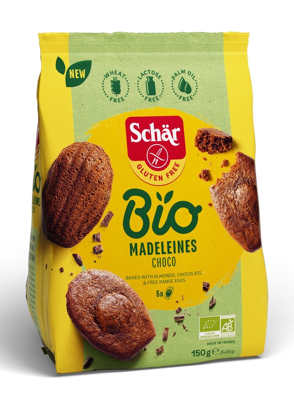 SCHAR BIO MADELEINES CHOCO 150 G