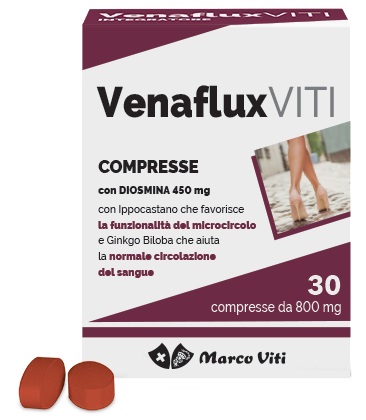 Venaflux Viti - Integratore per il Microcircolo - 30 Compresse