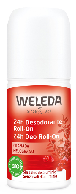 Weleda - Deodorante Uomo Roll-On 24H Profumo Melograno - 50 ml