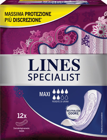 LINES SPECIALIST PANNOLONE MAXI FARMA 12 PEZZI