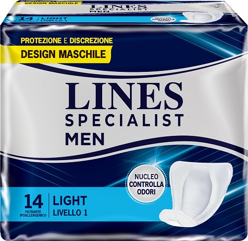 PANNOLONI LINES SPECIALIST MEN LIVELLO 1 14 PEZZI