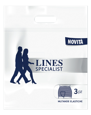 Lines Specialist Mutandina Elastica Misura XL 3 Pezzi