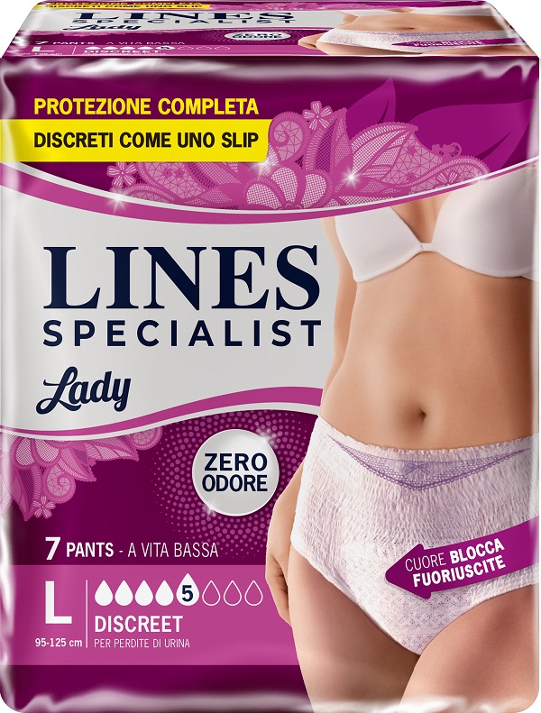 LINES SPECIALIST PANTS DISCREET L FARMA 7 PEZZI