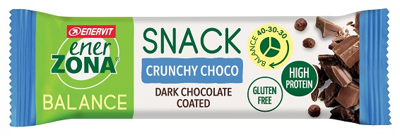Enerzona Snack Balance Barretta Proteica Crunchy Choco