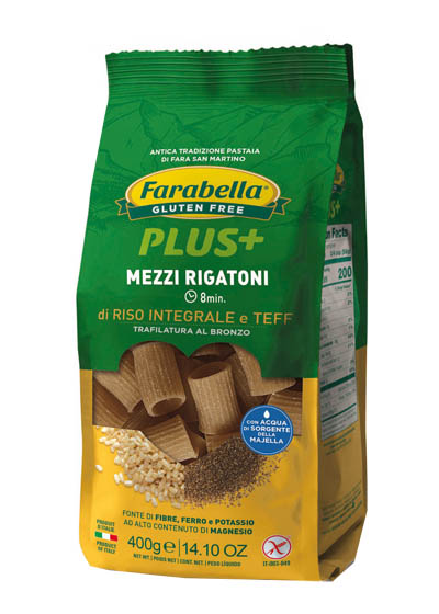 FARABELLA MEZZI RIGATONI RISO INTEGRALE TEFF 400 G