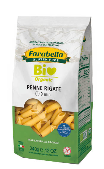 FARABELLA BIO PENNE RIGATE MAIS-RISO 340 G