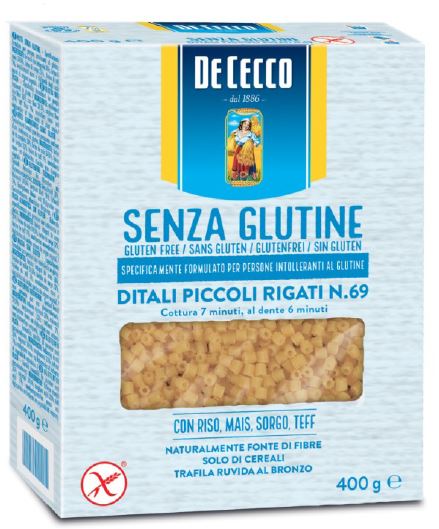DE CECCO DITALI PICCOLI RIGATI N.69 400 G