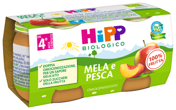HIPP OMOGENEIZZATO MELA/PESCA 2 X 80 G