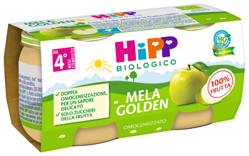 HIPP OMOGENEIZZATO MELA GOLDEN 2 X 80 G