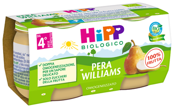 HIPP OMOGENEIZZATO PERA WILLIAMS 2 X 80 G