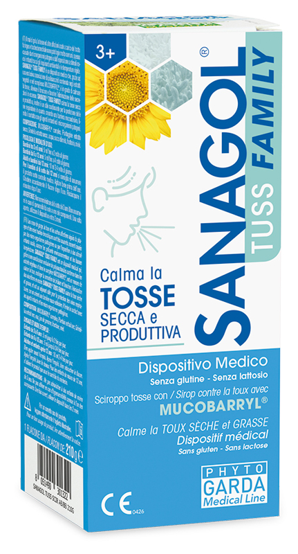 SANAGOL TUSS SCIROPPO ADULTI BIMBI 210 G