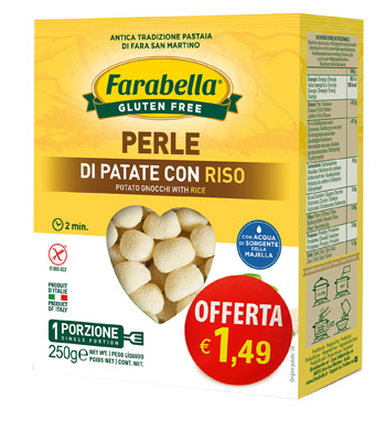 FARABELLA PERLE PATATE CON RISO 250 G PROMO