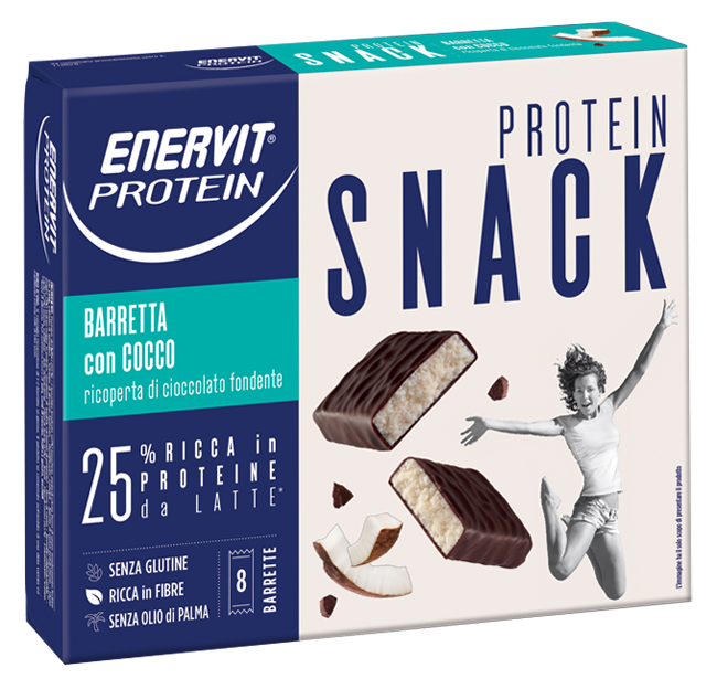 ENERVIT PROTEIN SNACK COCCO 8 BARRETTE 27 G