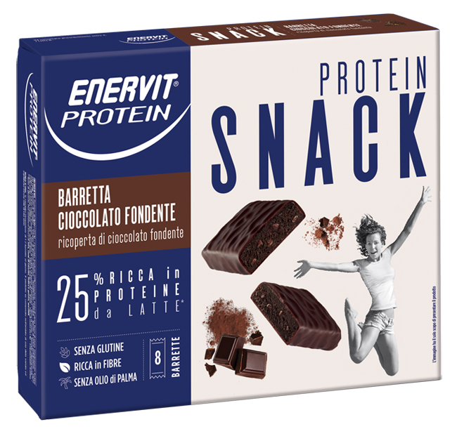 ENERVIT PROTEIN SNACK FONDENTE 8 BARRETTE 27 G
