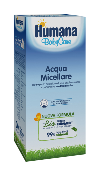 Humana Baby Care - Acqua Micellare Viso Detergente - 300 ml