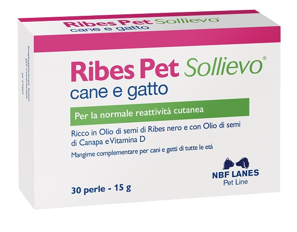 Ribes Pet Sollievo Integratore Dermatosi Cane e Gatto 30 Perle