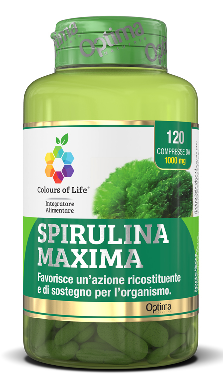 COLOURS OF LIFE SPIRULINA MAXIMA 120 COMPRESSE
