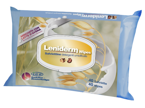Leniderm Wipes Pocket Salviettine Detergente Cani 40 Strappi