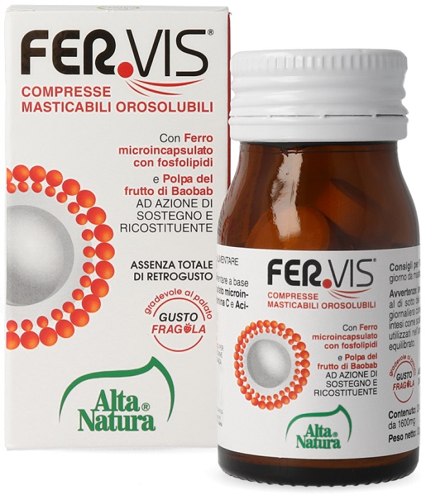 FERVIS 20 COMPRESSE MASTICABILI OROSOLUBILI