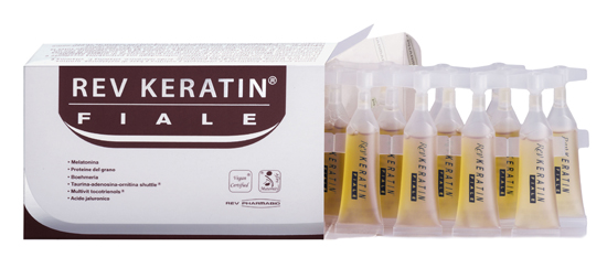 Rev Keratin - Trattamento Anticaduta Capelli - 15 Fiale
