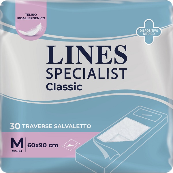 Lines Specialist Classic - Traversa per Incontinenza 60 x 90 cm - 30 Pezzi