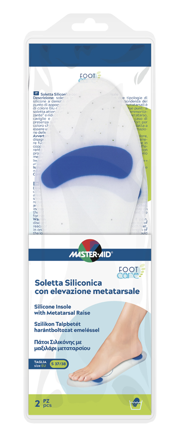 MASTER-AID FOOT CARE SOLETTA SILICONICA SMALL 37-38 EU ELEVMETATARSO