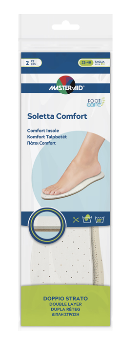 MASTER-AID FOOTCARE SOLETTA COMFORT RITAGLIABILE 2 PEZZI