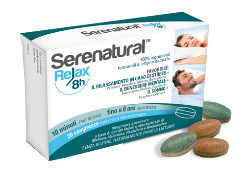 SERENATURAL RELAX 8H 20 COMPRESSE