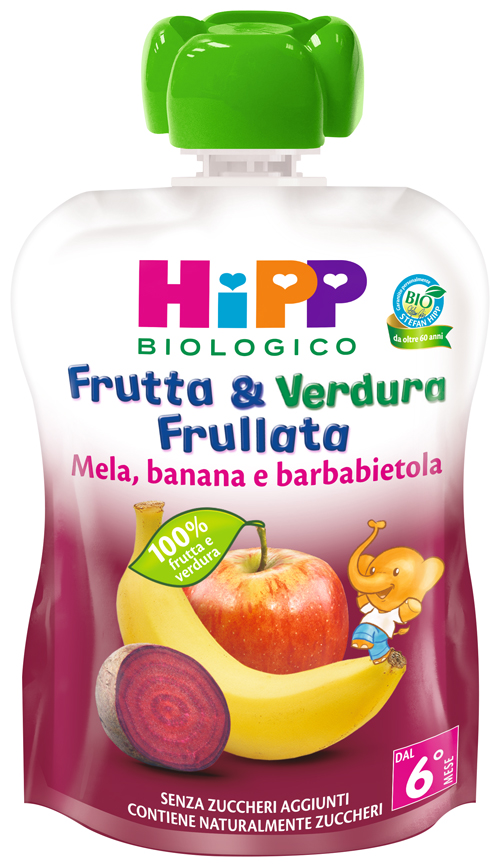 HIPP BIO FRUTTA & VERDURA MELA BANANA BARBABIETOLA 90 G