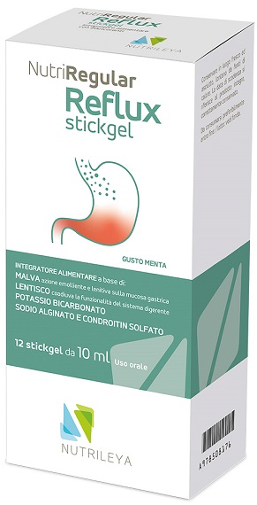 Nutriregular Reflux Integratore Antireflusso 12 Stick