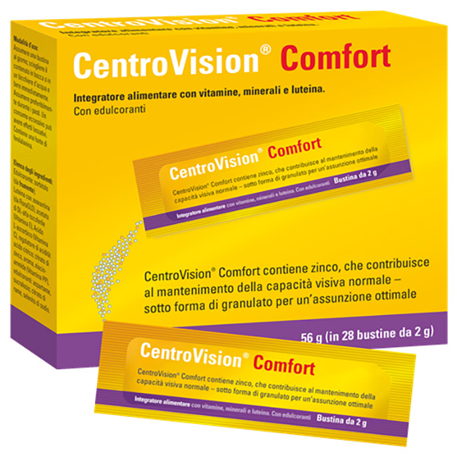 CENTROVISION COMFORT 28 BUSTINE GUSTO ARANCIA
