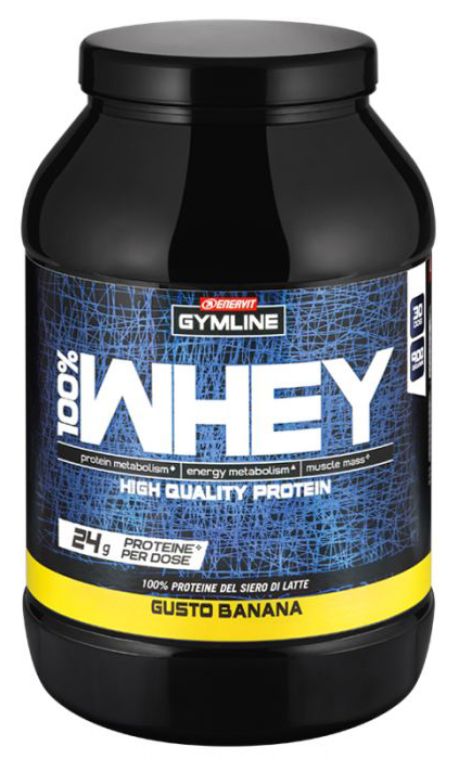 GYMLINE 100% WHEY CONCENTRATE BANANA 900 G
