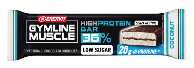 GYMLINE 20G PROTEINBAR LS COCONUT 55 G