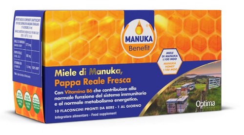 MANUKA BENEFIT PAPPA REALE MANUKA VITAMINA B6 10 FLACONCINI10 ML