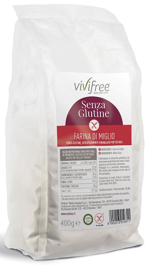 VIVIFREE FARINA DI MIGLIO SENZA GLUTINE 400 G