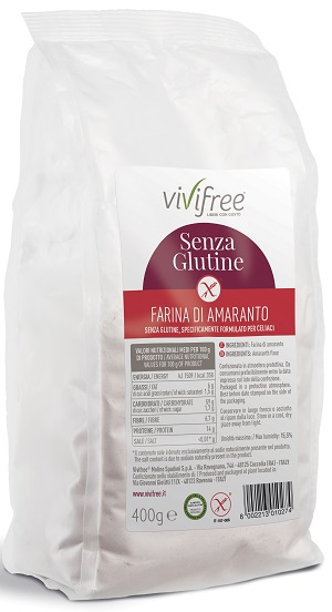 VIVIFREE FARINA DI AMARANTO SENZA GLUTINE 400 G