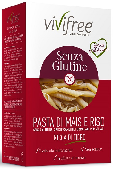 VIVIFREE PASTA MAIS/RISO PENNE 500 G