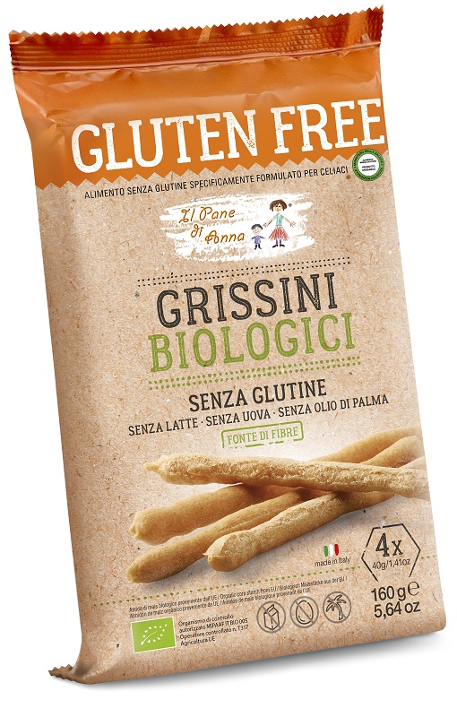 PANE ANNA GRISSINI BIOLOGICI 160 G