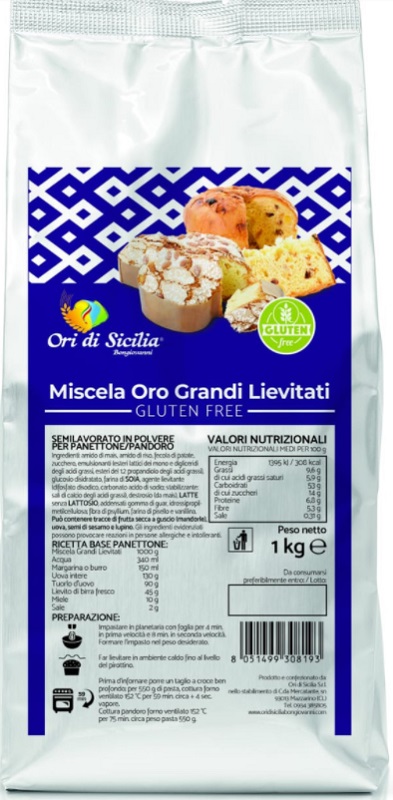 ORI DI SICILIA MIX ORO GRANDI LIEVITATI 1 KG