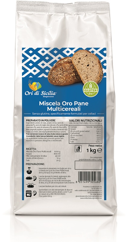 ORI DI SICILIA MIX ORO PANE MULTICEREALI 1 KG