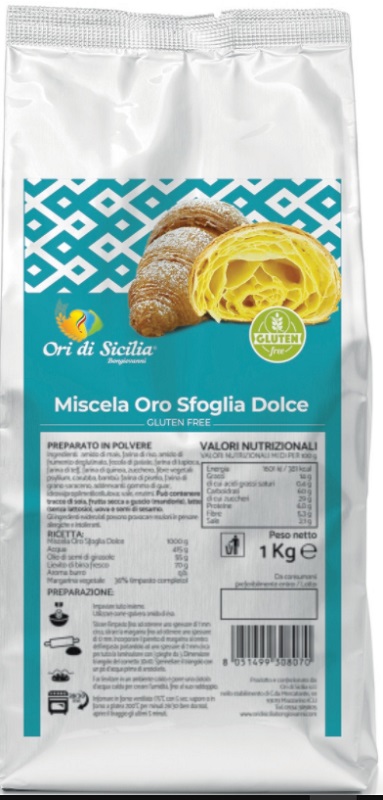 ORI DI SICILIA MIX ORO SFOGLIA DOLCE 1 KG