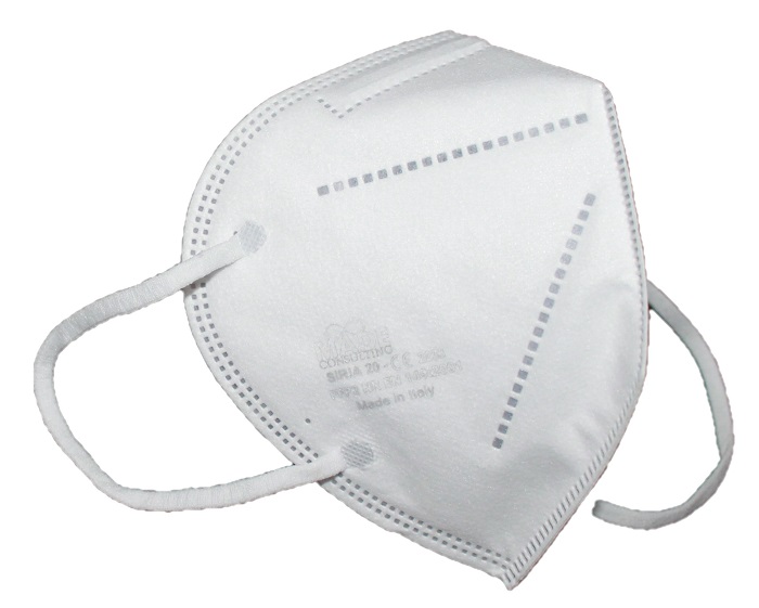 SIRIA 20 SEMIMASCHERA FILTRANTE ANTIPOLVERE FFP2 NR MONOUSO