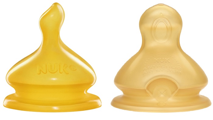 NUK FIRST CHOICE PLUS TETTARELLA IN LATTICE MISURA 1 FORO LARGE 2 PEZZI