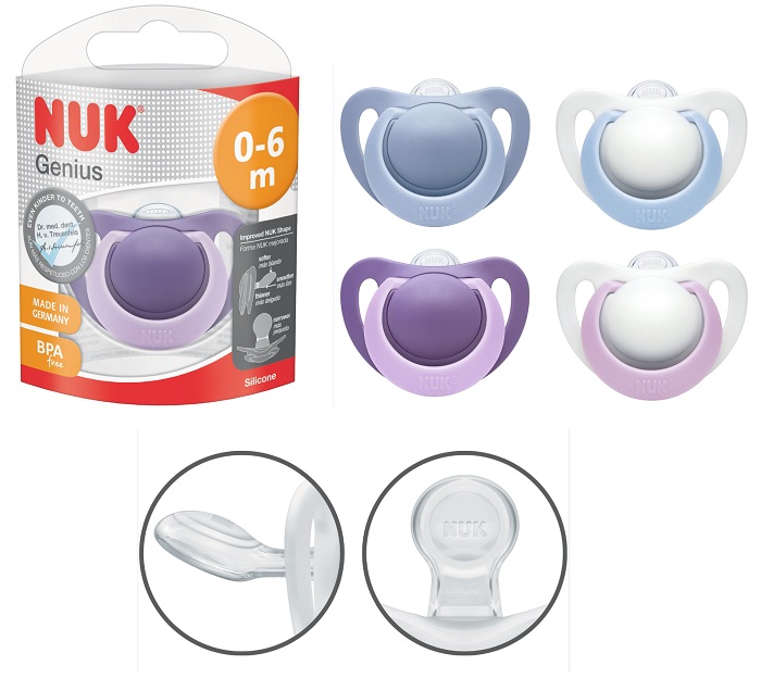 NUK SUCCHIETTO GENIUS IN SILICONE 0-6 MESI